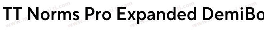 TT Norms Pro Expanded DemiBold Ital字体转换